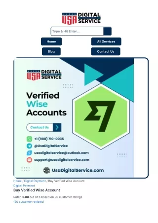 Buy Verified Wise Account