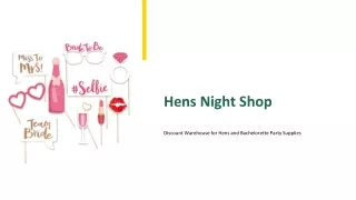 Exciting Hens Night Activities & Ideas | Hens Night Shop