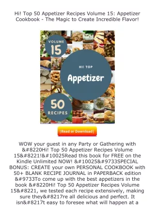 Hi-Top-50-Appetizer-Recipes-Volume-15-Appetizer-Cookbook--The-Magic-to-Create-Incredible-Flavor