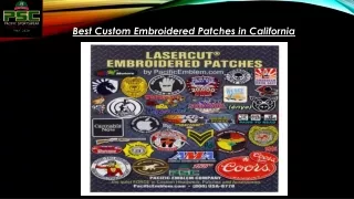 Best Custom Embroidered Patches in California - Elevate Your Sportswear Game to New Heights