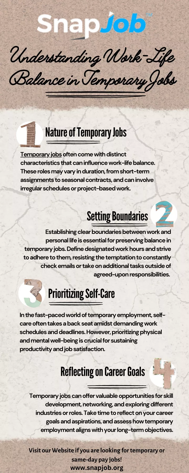 understanding work life balance in temporary jobs