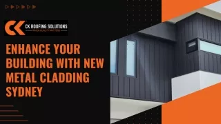 enhance your building with new metal cladding