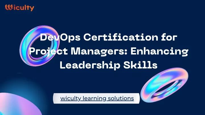 devops certification for project managers