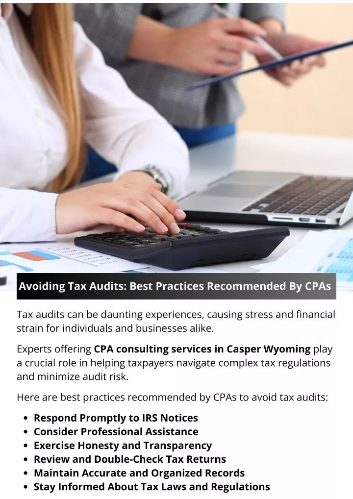 avoiding tax audits best practices recommended