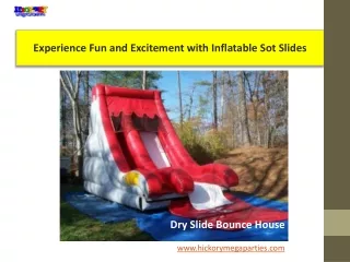 Experience Fun and Excitement with Inflatable Sot Slides