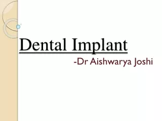 Dental Implant