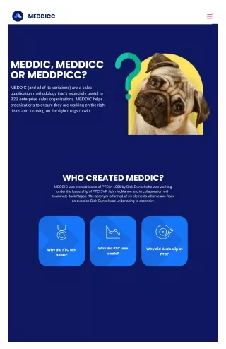 Mastering the Art of Sales Unveiling the MEDDPICC Methodology