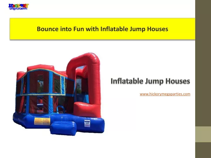 bounce into fun with inflatable jump houses