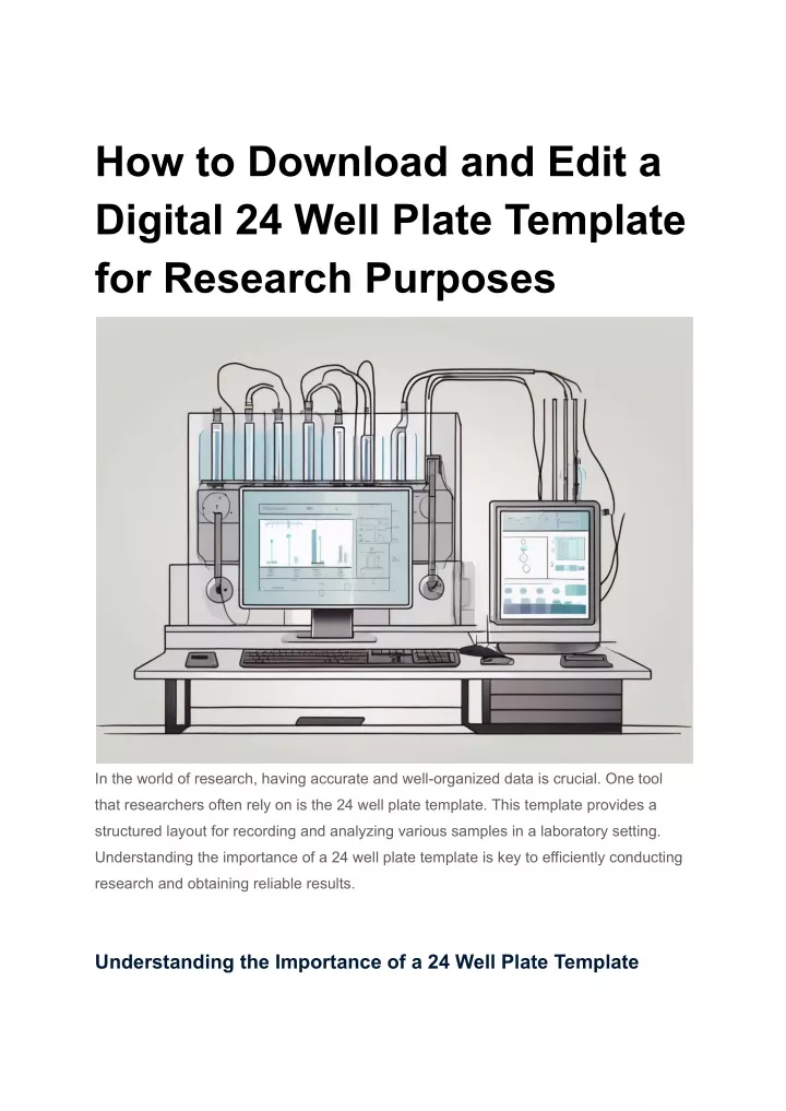 how to download and edit a digital 24 well plate