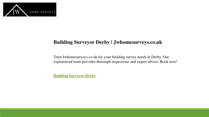 building surveyor derby jwhomesurveys co uk trust