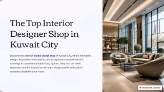 The-Top-Interior-Designer-Shop-in-Kuwait-City.pptx