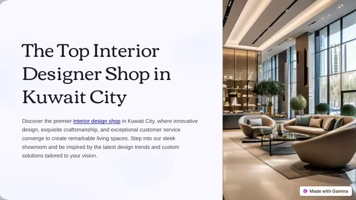 the top interior designer shop in kuwait city