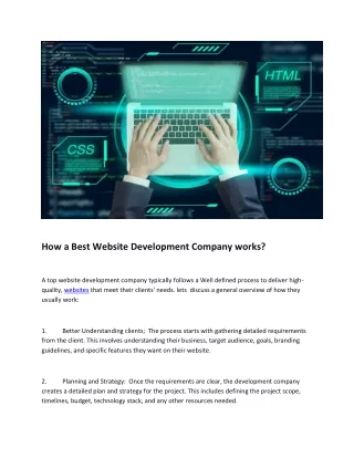 Best website Development Company