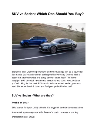 SUV vs Sedan_ Which One Should You Buy_