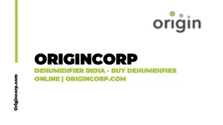 Origincorp PPT