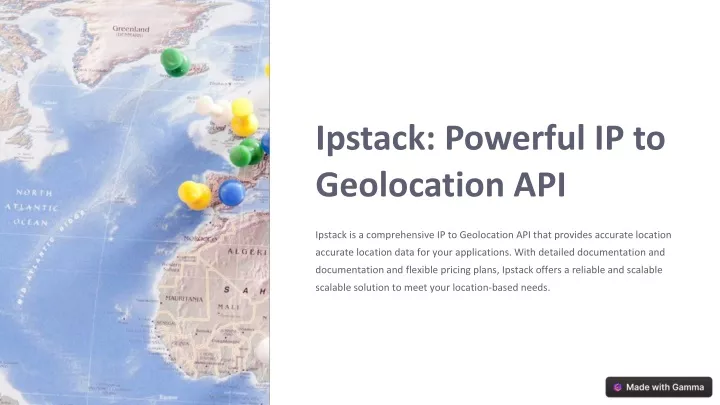 ipstack powerful ip to geolocation api