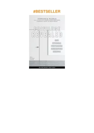 Download⚡️PDF❤️ Privilege Revealed: How Invisible Preference Undermines America (Critical Americ