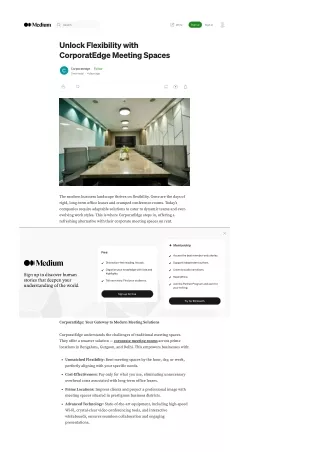 Unlock Flexibility with CorporatEdge Meeting Spaces