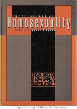 get⚡[PDF]❤ Encyclopedia of Homosexuality