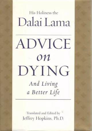 ❤[READ]❤ Advice on Dying: And Living a Better Life