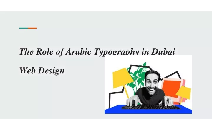 the role of arabic typography in dubai web design