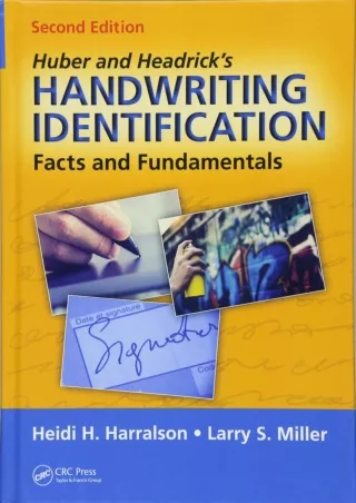 ⚡PDF ❤ Huber and Headrick's Handwriting Identification: Facts and Fundamentals,