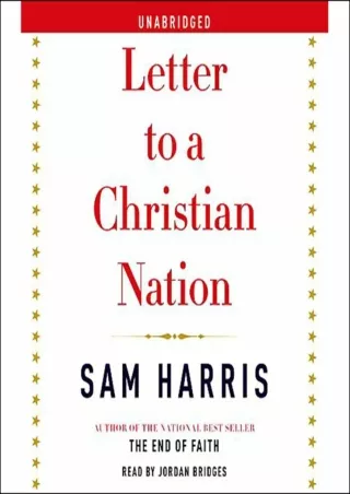 ❤[PDF]⚡  Letter to a Christian Nation