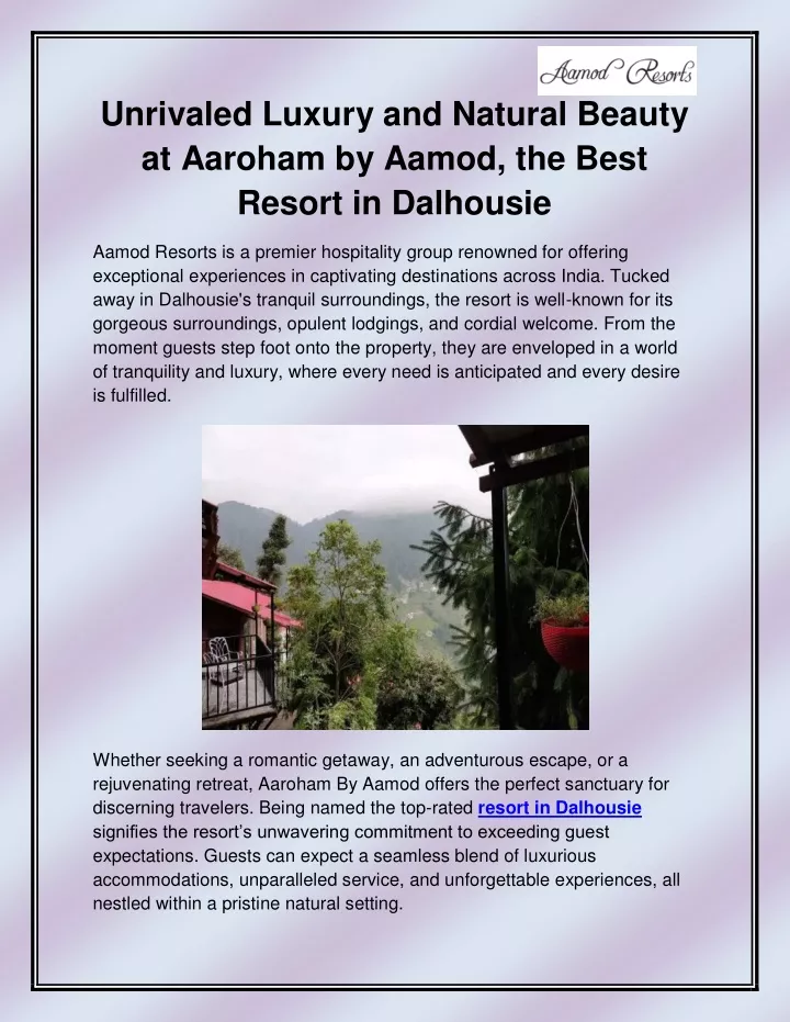 unrivaled luxury and natural beauty at aaroham
