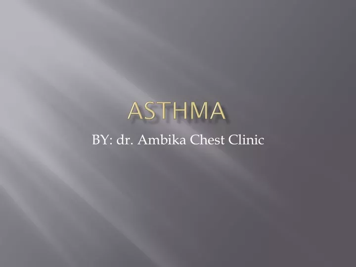 asthma