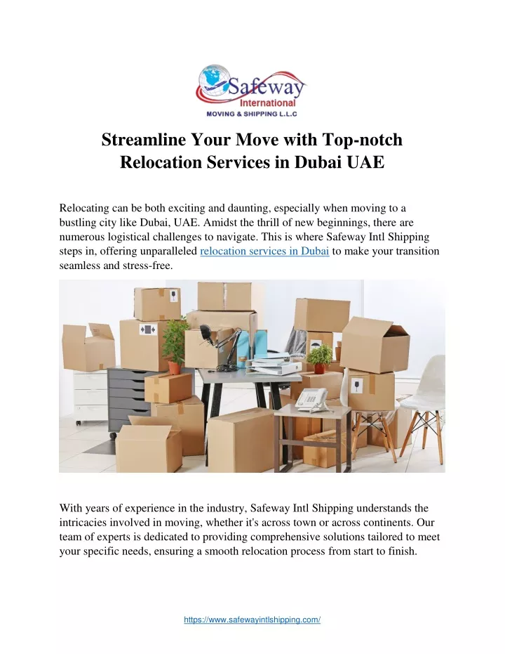 streamline your move with top notch relocation