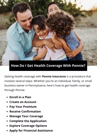 How Do I Get Health Coverage With Pennie?