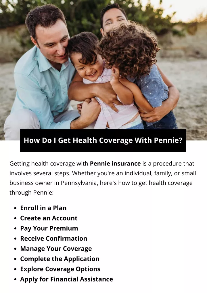 how do i get health coverage with pennie