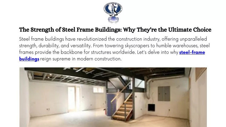 the strength of steel frame buildings why they
