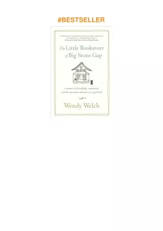 ❤️[READ]✔️ The Little Bookstore of Big Stone Gap: A Memoir of Friendship, Community, and the Unc