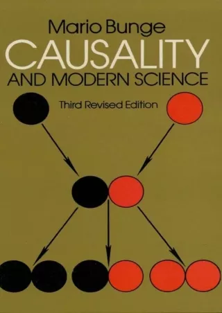 [PDF⚡READ❤ONLINE]  Causality and Modern Science: Third Revised Edition