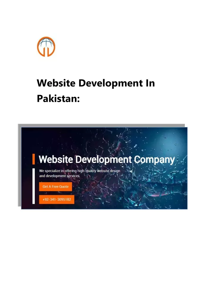 website development in pakistan