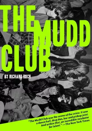 ⚡Read✔[PDF]  The Mudd Club