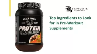 Unveiling the Best Pre-Workout Supplements for Men and Women at Competitive Pric