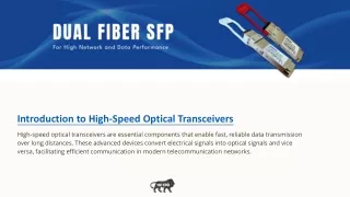 100G SFP | 40G SFP |UBIQCOM INDIA