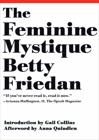 ⚡[PDF]✔ The Feminine Mystique