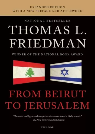 ⚡Read✔[PDF]  From Beirut to Jerusalem