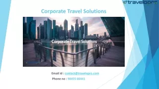 Corporate Travel Solutions