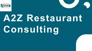 Financial tips from restaurant consulting services providers