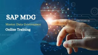 Master Data Governance Excellence with Proexcellency's SAP MDG Online Training