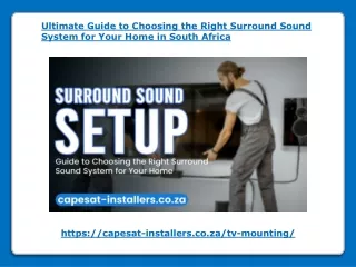 Ultimate Guide to Choosing the Right Surround Sound System for Your Home