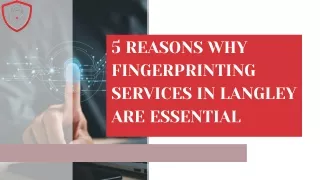 Best Fingerprinting Services in Langley: Canada Overseas