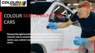 Colour Match Paint For Cars