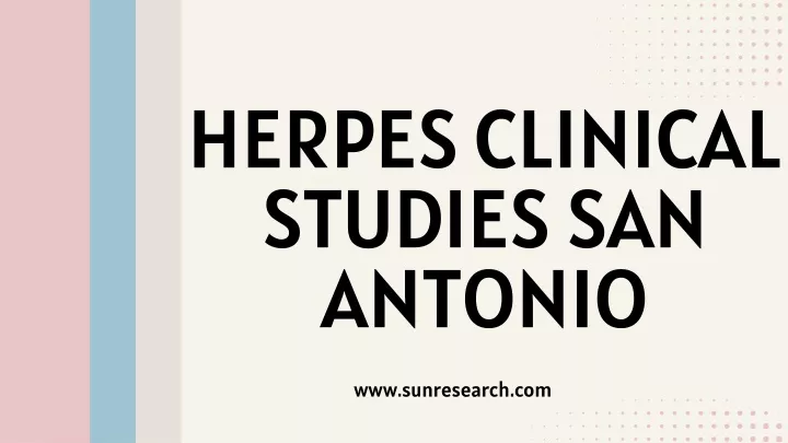 herpes clinical studies san antonio