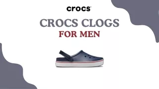 Buy Stylish Crocs Clogs For Men At Best Prices