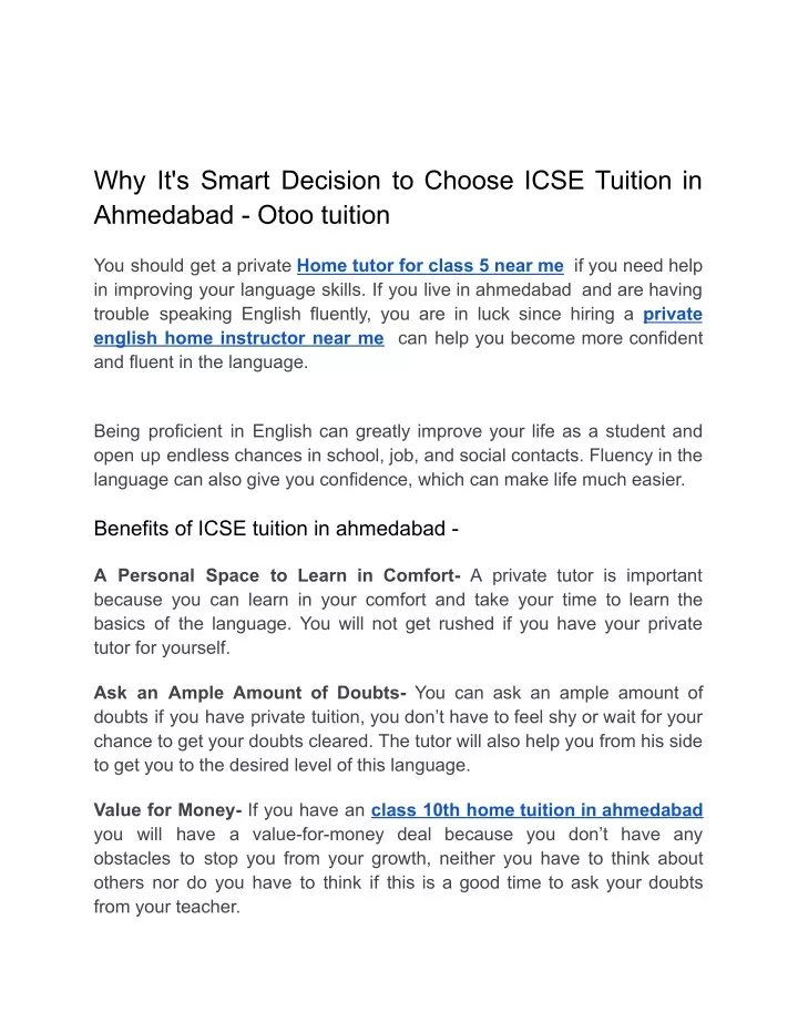 why it s smart decision to choose icse tuition